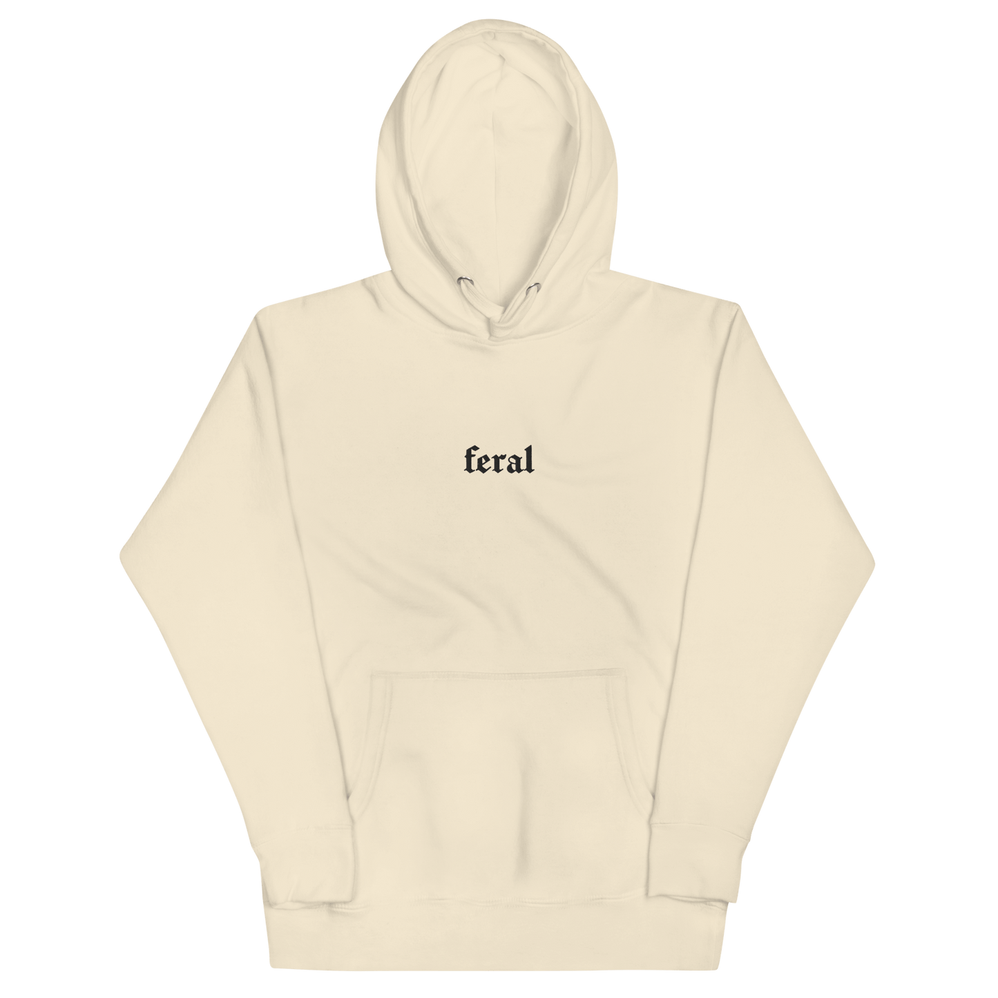 Feral Embroidered Hoodie Goth Cloth Co.