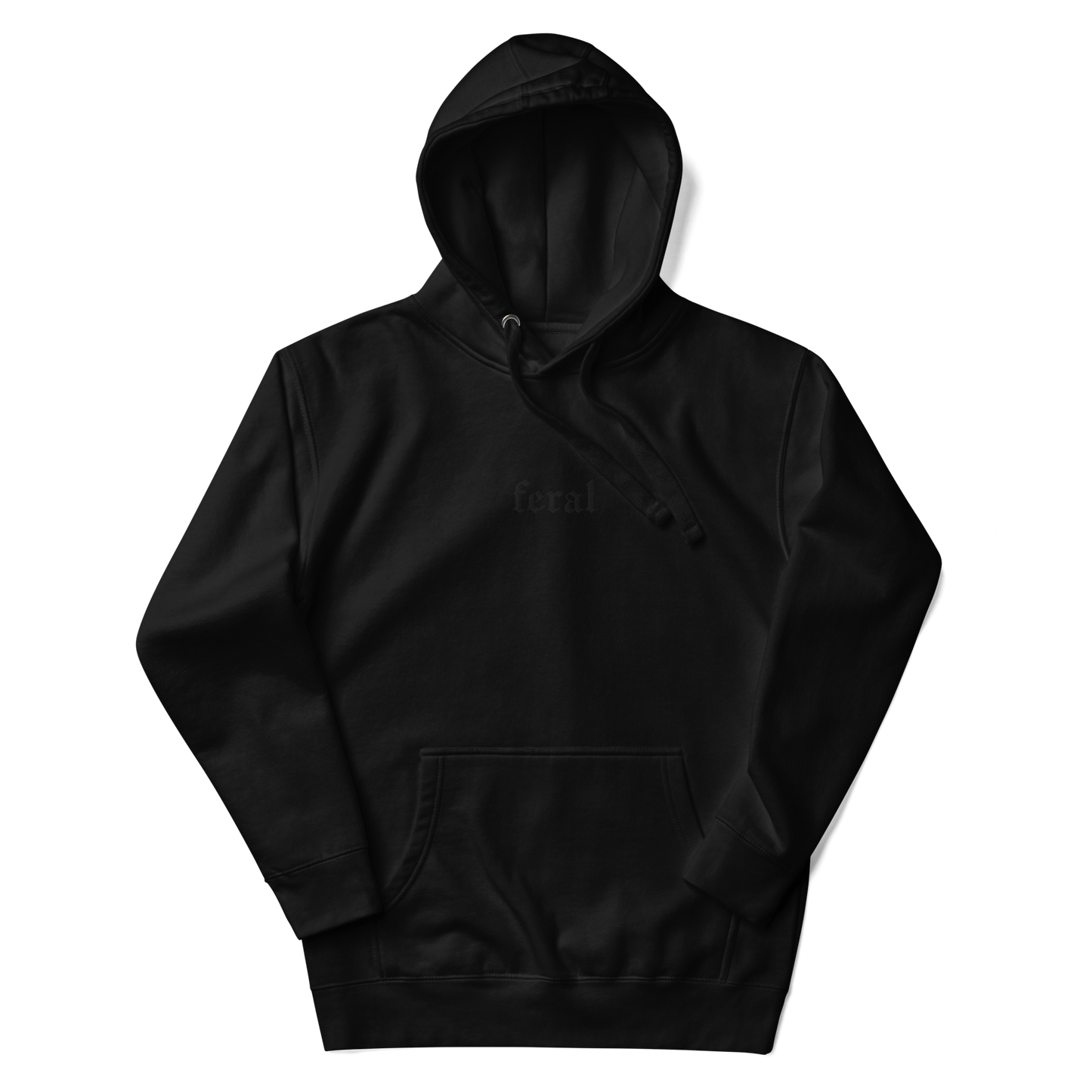 Feral Embroidered Hoodie Goth Cloth Co.