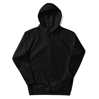 Feral Embroidered Hoodie Goth Cloth Co.