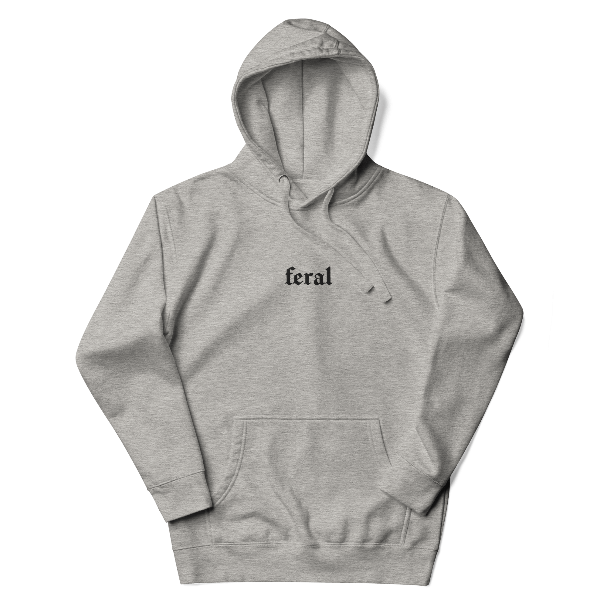 Feral Embroidered Hoodie Goth Cloth Co.