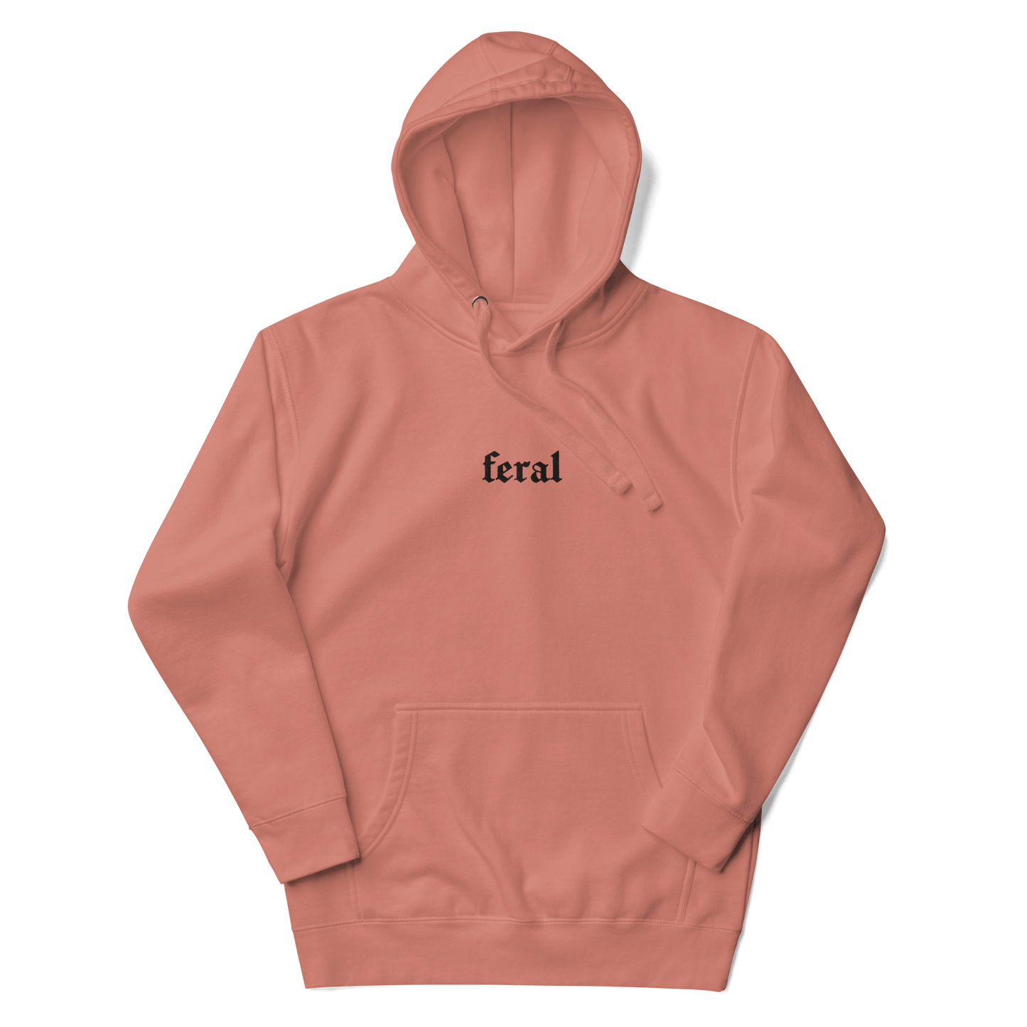 Feral Embroidered Hoodie Goth Cloth Co.