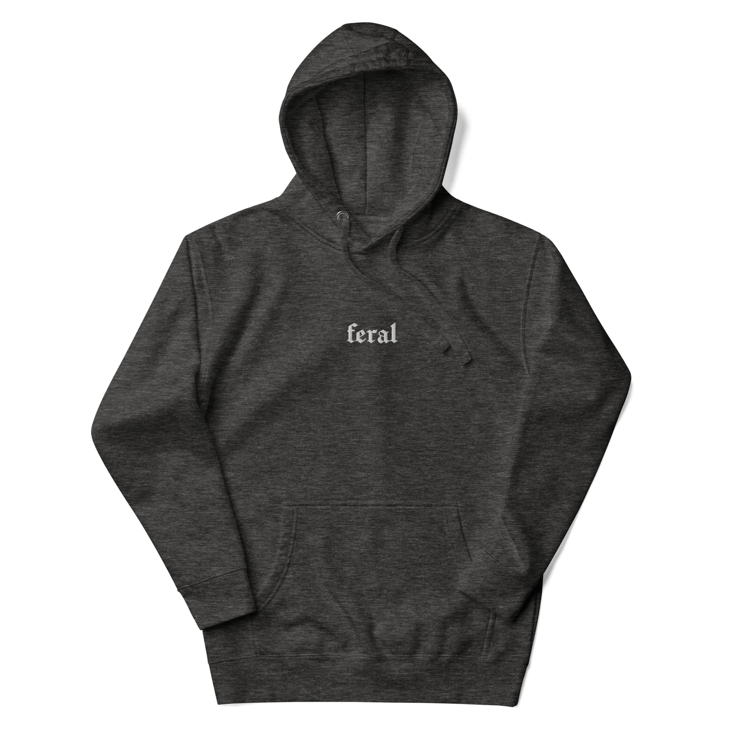 Feral Embroidered Hoodie Goth Cloth Co.