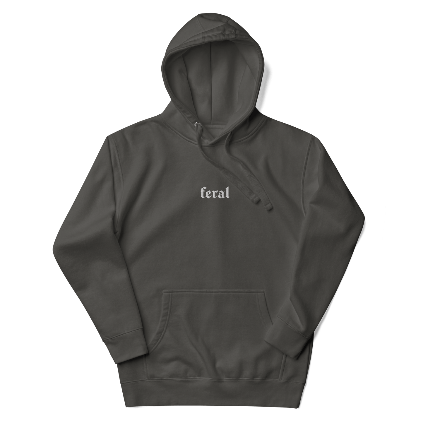 Feral Embroidered Hoodie Goth Cloth Co.
