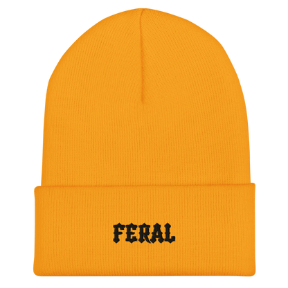 Feral Gothic Knit Beanie Goth Cloth Co.