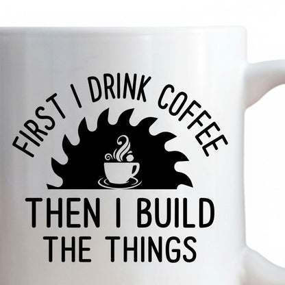 Carpenter Coffee Mug – Builder Gift Idea | Woodworker Gift | Dishwasher Safe Ceramic Mug Joyful Moose