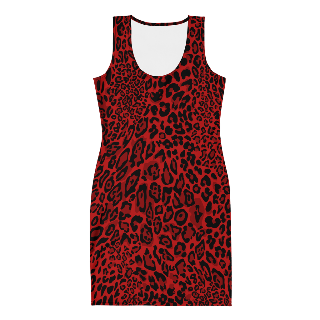 Fire Feline Bodycon Dress Goth Cloth Co.