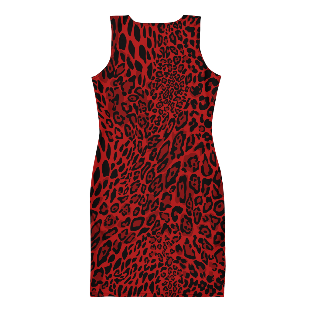 Fire Feline Bodycon Dress Goth Cloth Co.