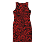 Fire Feline Bodycon Dress Goth Cloth Co.