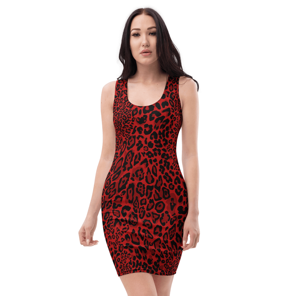 Fire Feline Bodycon Dress Goth Cloth Co.