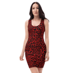 Fire Feline Bodycon Dress Goth Cloth Co.