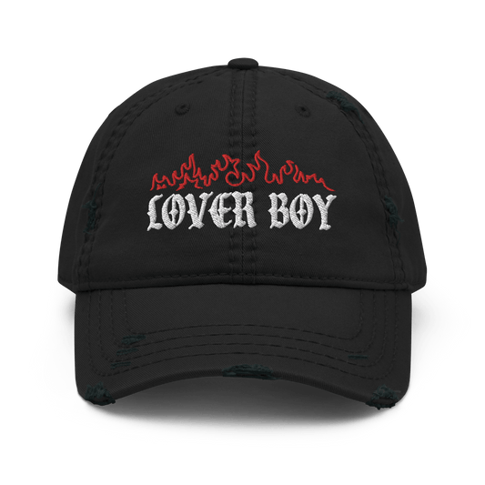 Flaming Lover Boy Distressed Dad Hat Goth Cloth Co.