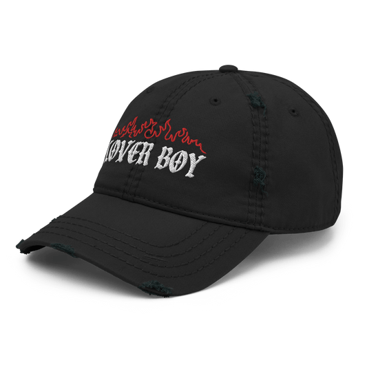 Flaming Lover Boy Distressed Dad Hat Goth Cloth Co.