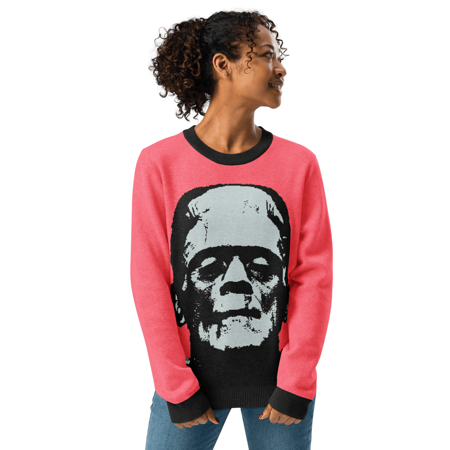 Frankenstein Knit Crewneck Sweater Goth Cloth Co.