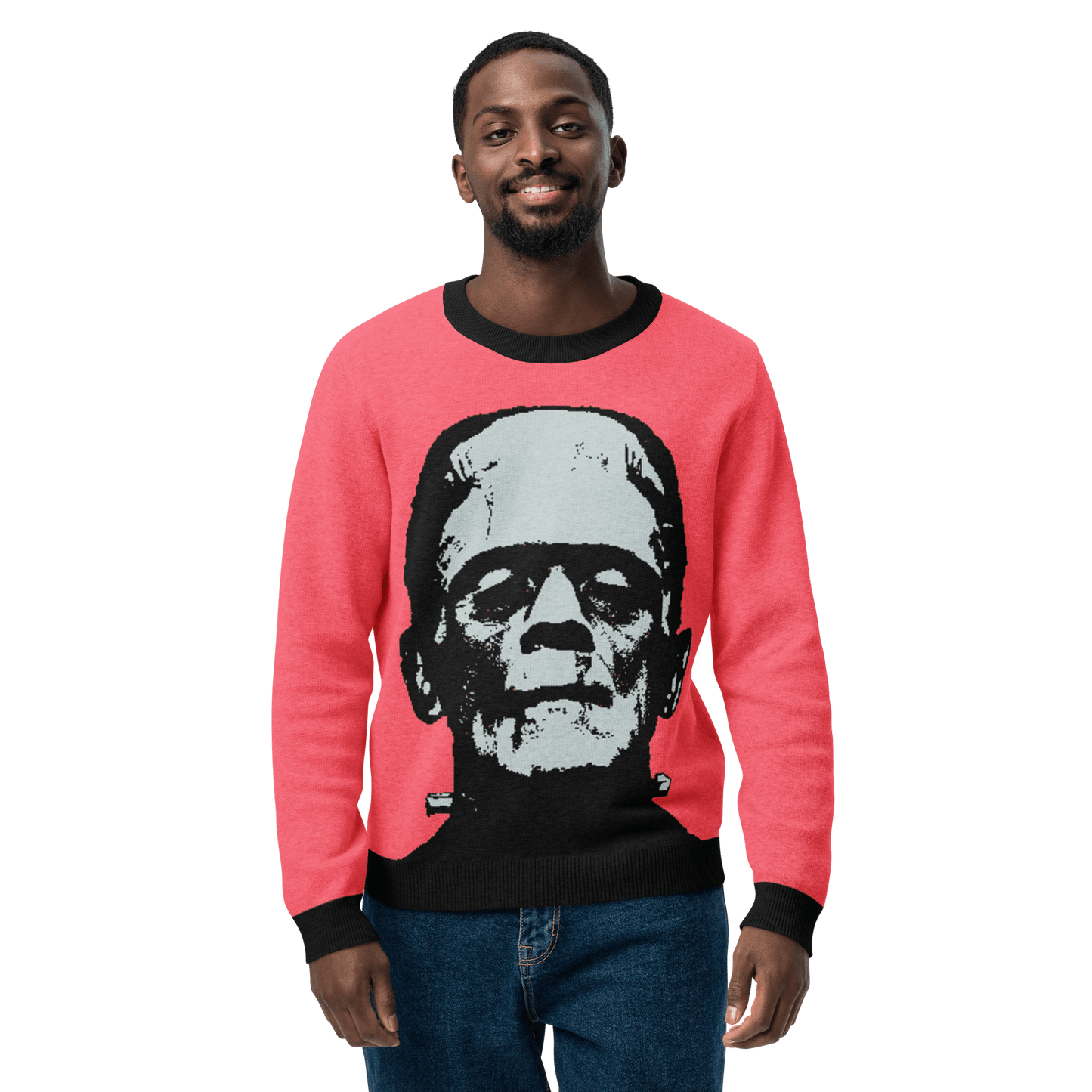 Frankenstein Knit Crewneck Sweater Goth Cloth Co.
