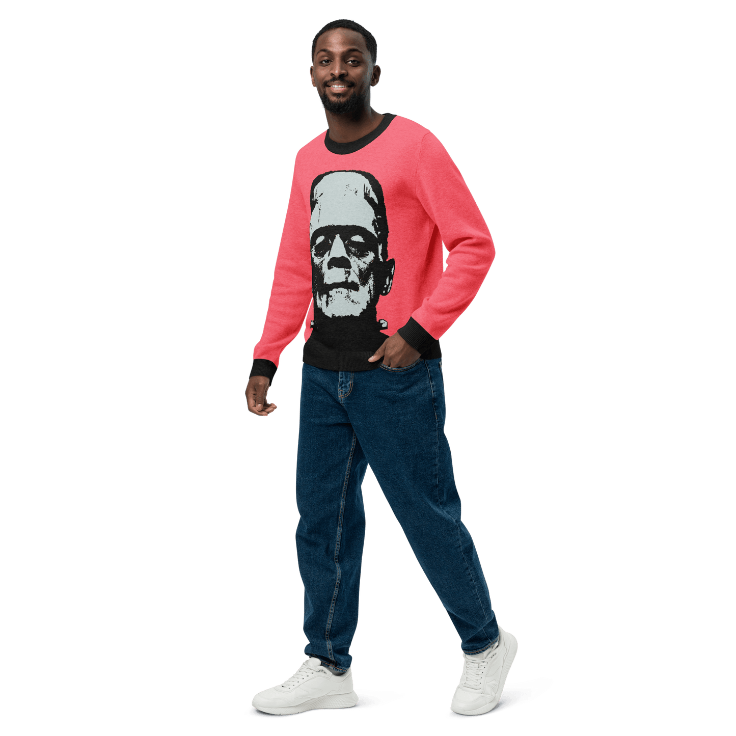 Frankenstein Knit Crewneck Sweater Goth Cloth Co.