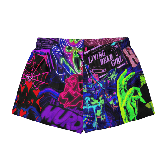 Freaky Frights Silky Pajama Shorts Goth Cloth Co.