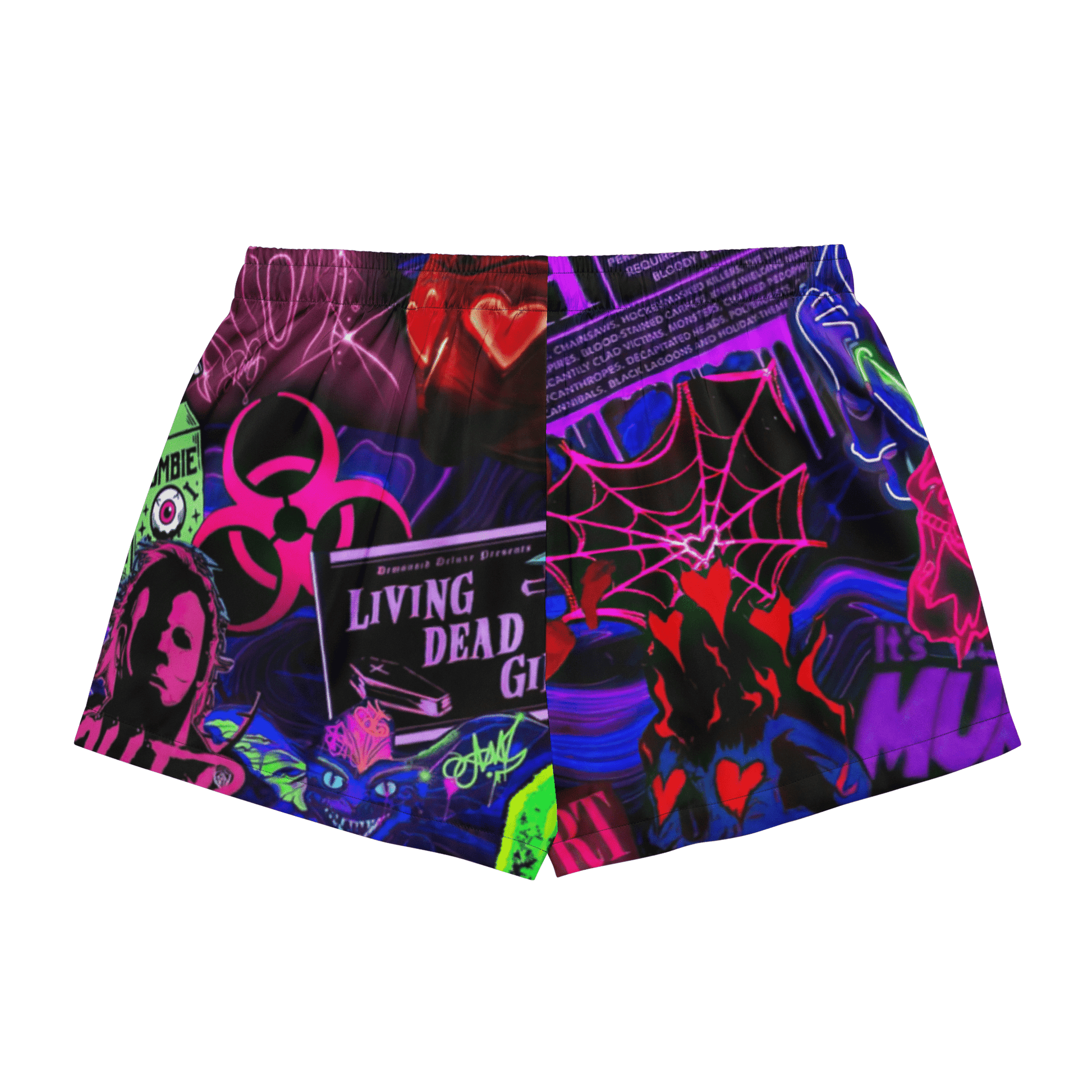 Freaky Frights Silky Pajama Shorts Goth Cloth Co.