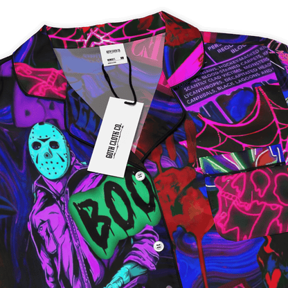 Freaky Frights Silky Pajama Top Goth Cloth Co.