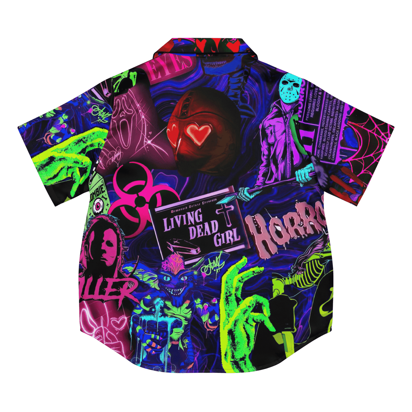 Freaky Frights Silky Pajama Top Goth Cloth Co.