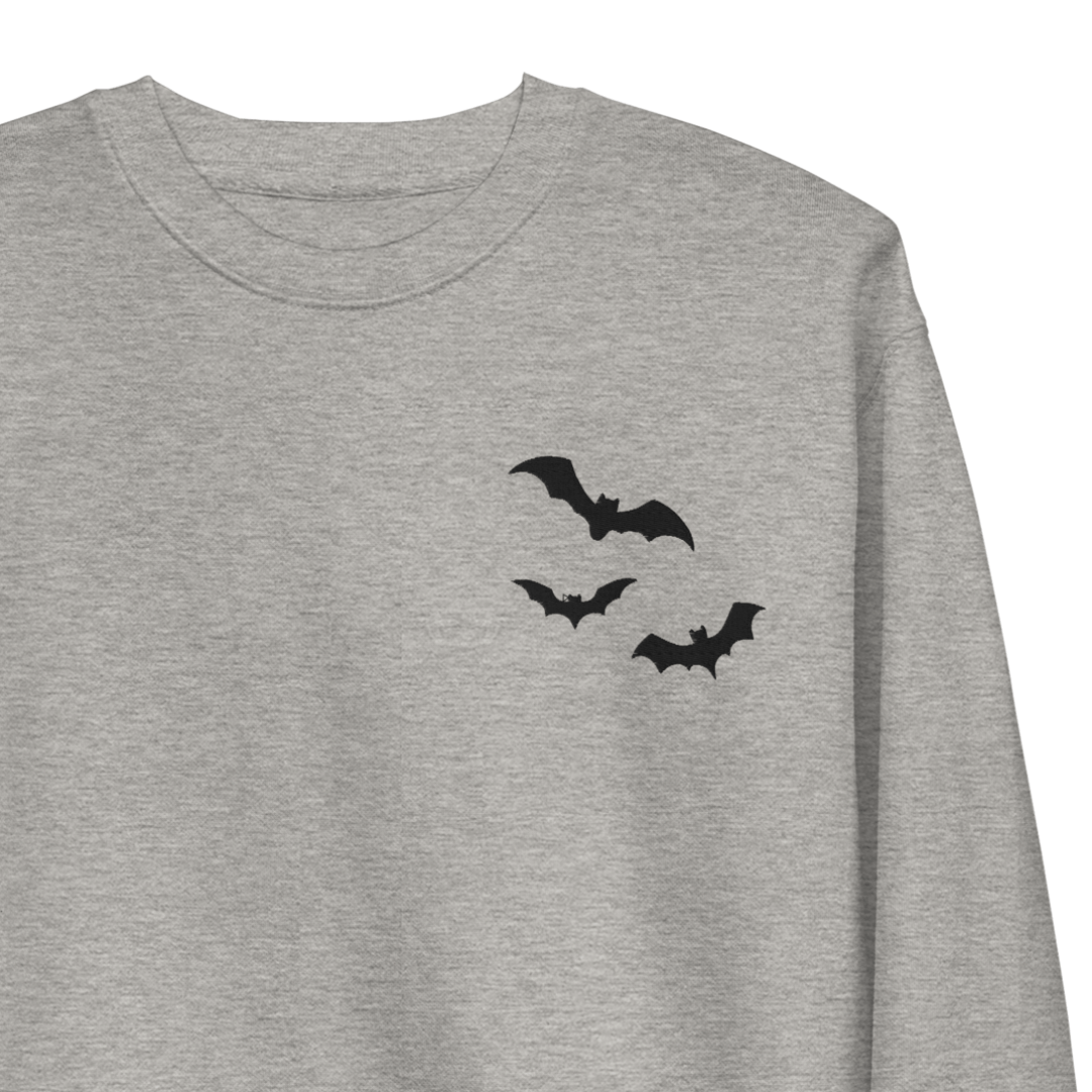 Frickin' Bats Embroidered Sweatshirt Goth Cloth Co.