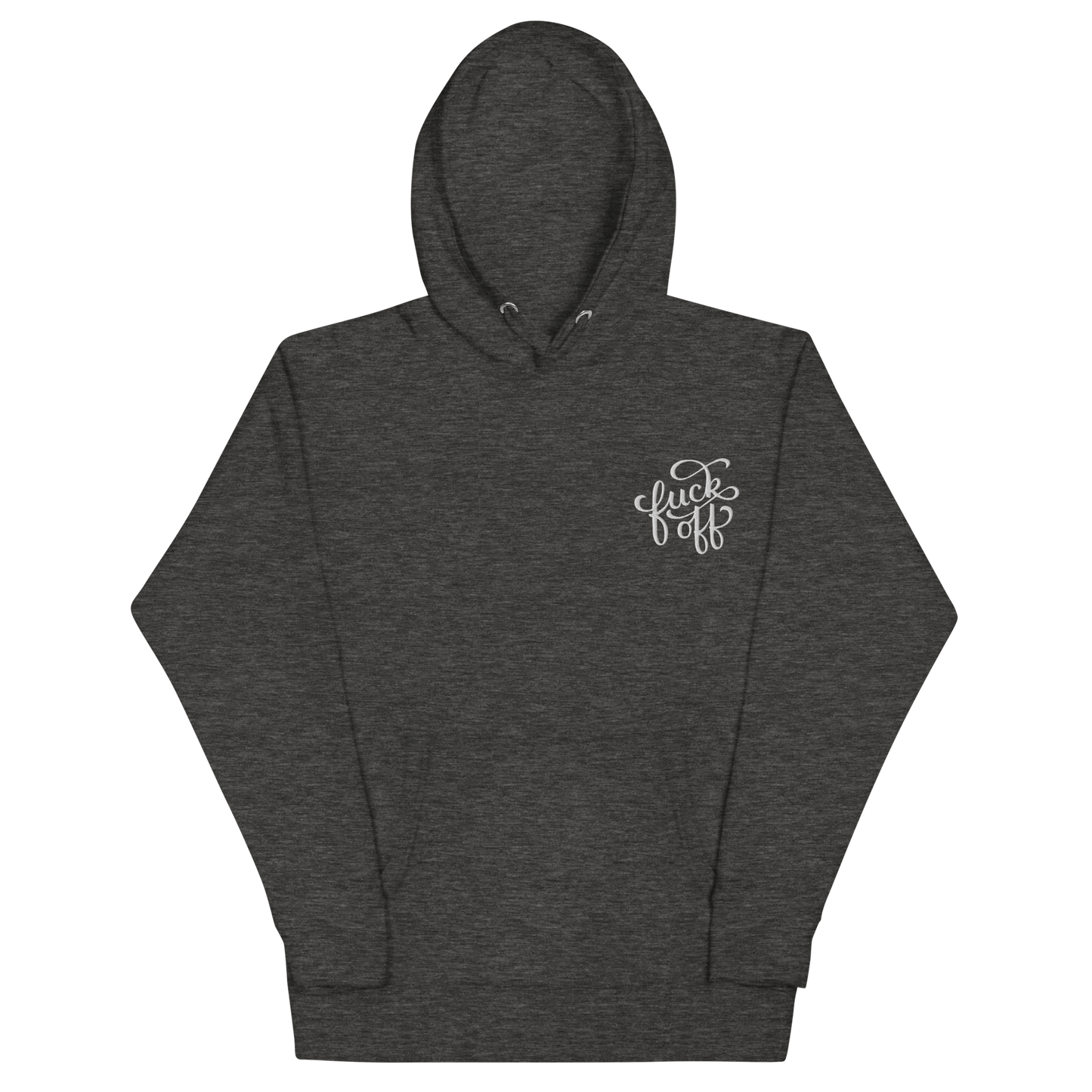 Fuck Off Embroidered Hoodie Goth Cloth Co.
