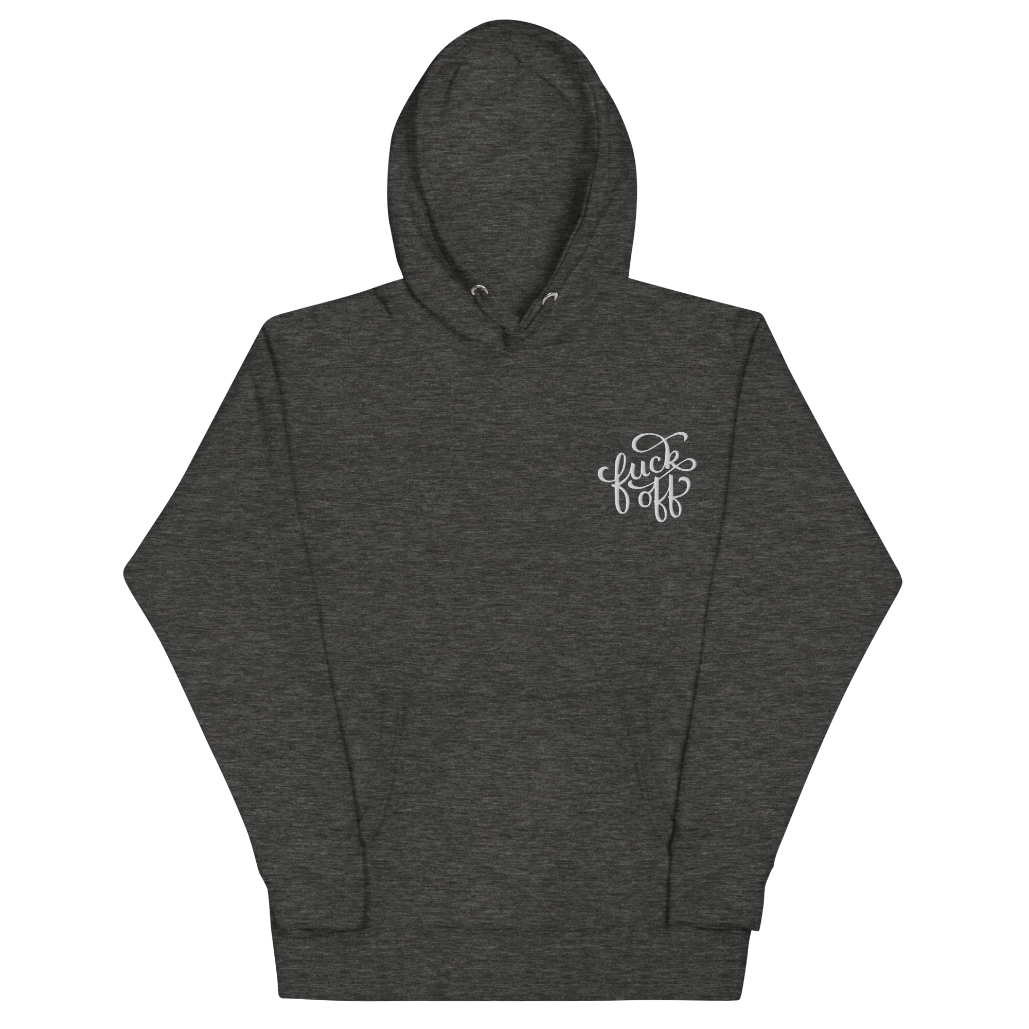 Fuck Off Embroidered Hoodie Goth Cloth Co.