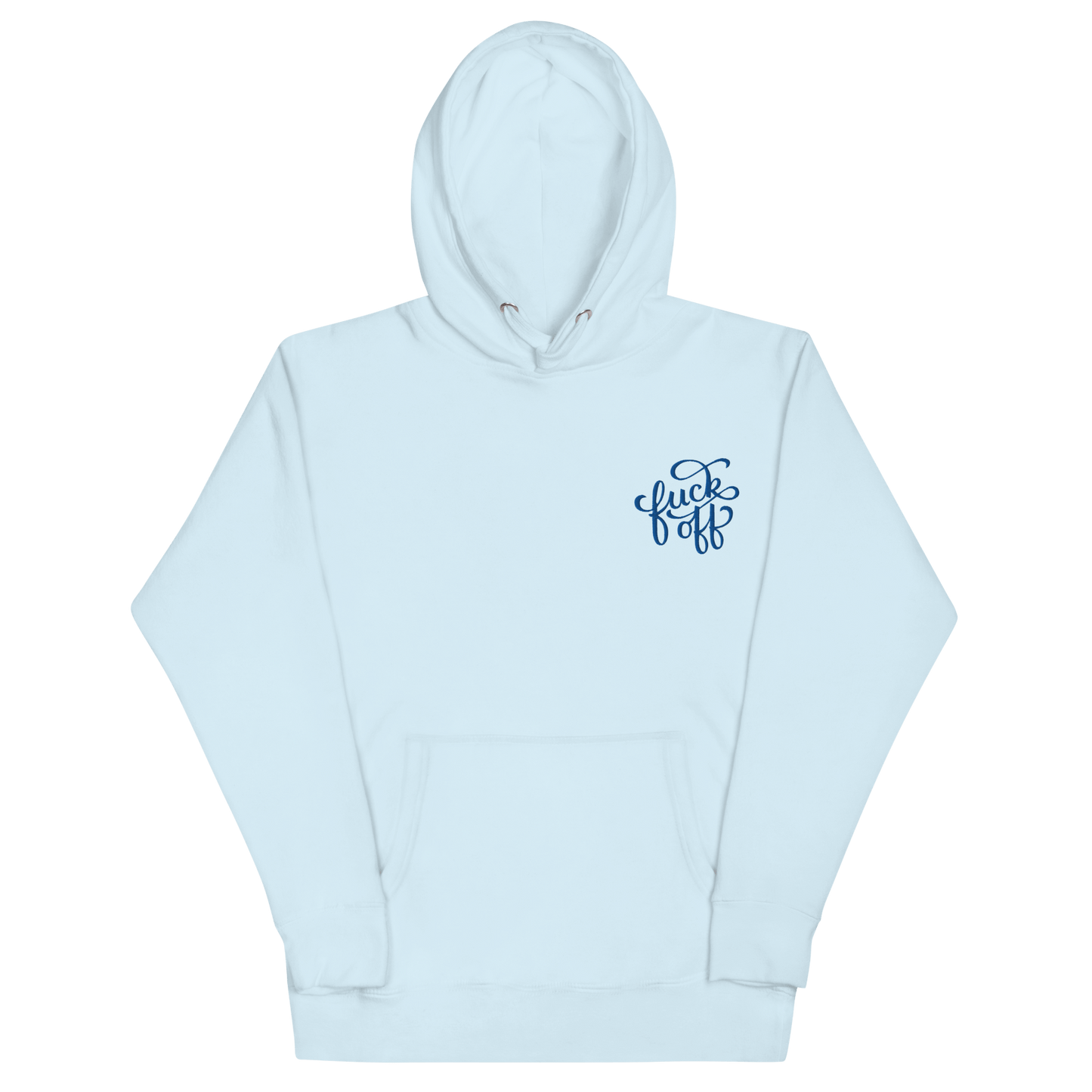 Fuck Off Embroidered Hoodie Goth Cloth Co.