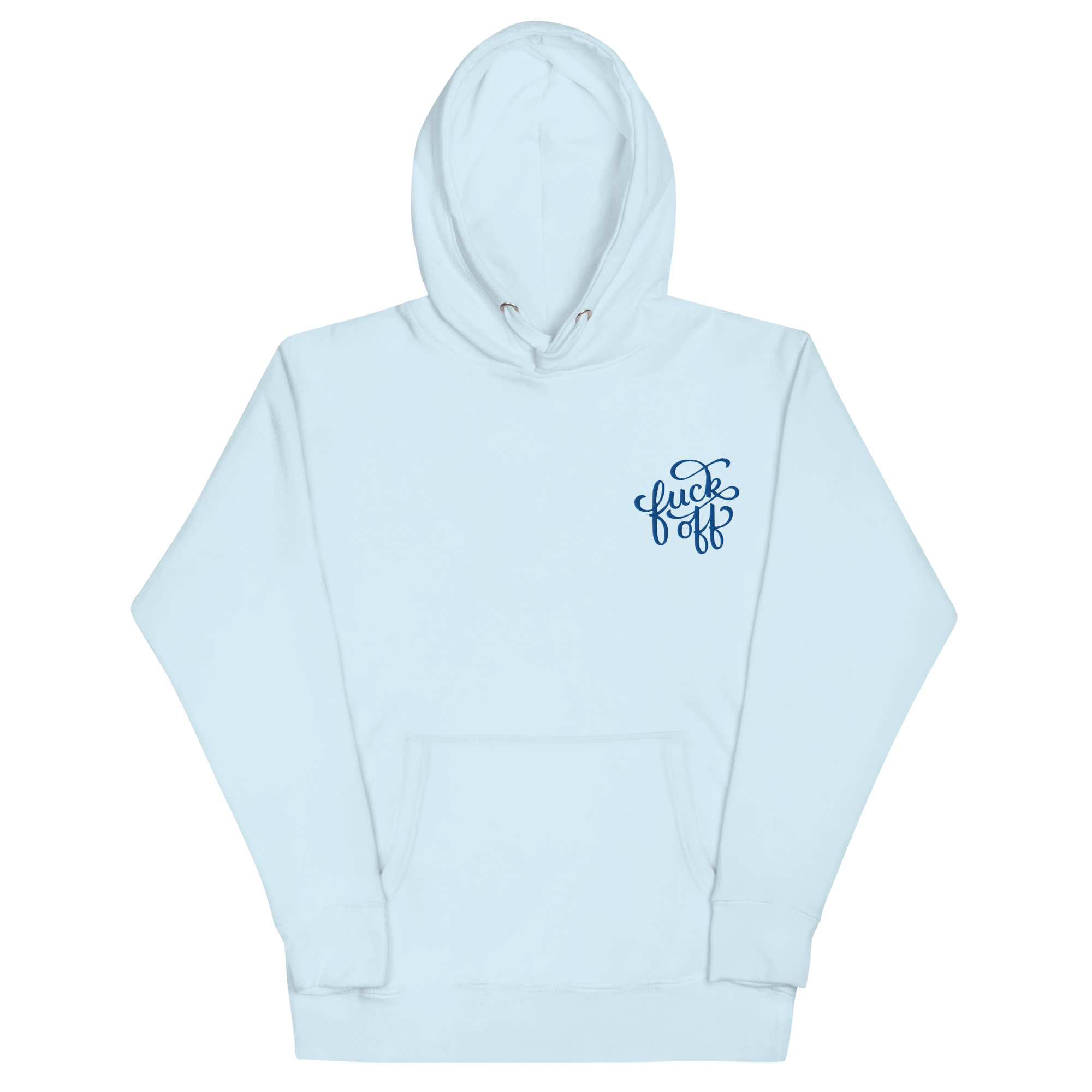 Fuck Off Embroidered Hoodie Goth Cloth Co.