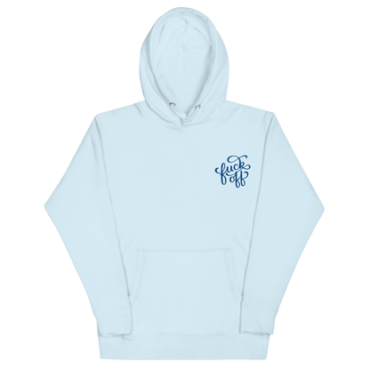 Fuck Off Embroidered Hoodie Goth Cloth Co.
