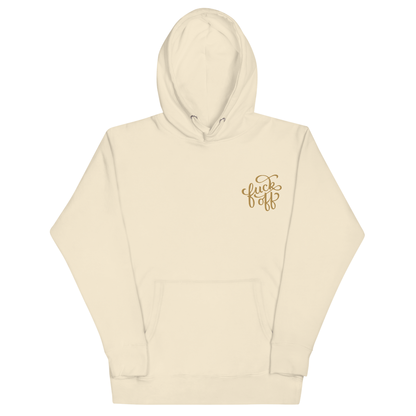 Fuck Off Embroidered Hoodie Goth Cloth Co.
