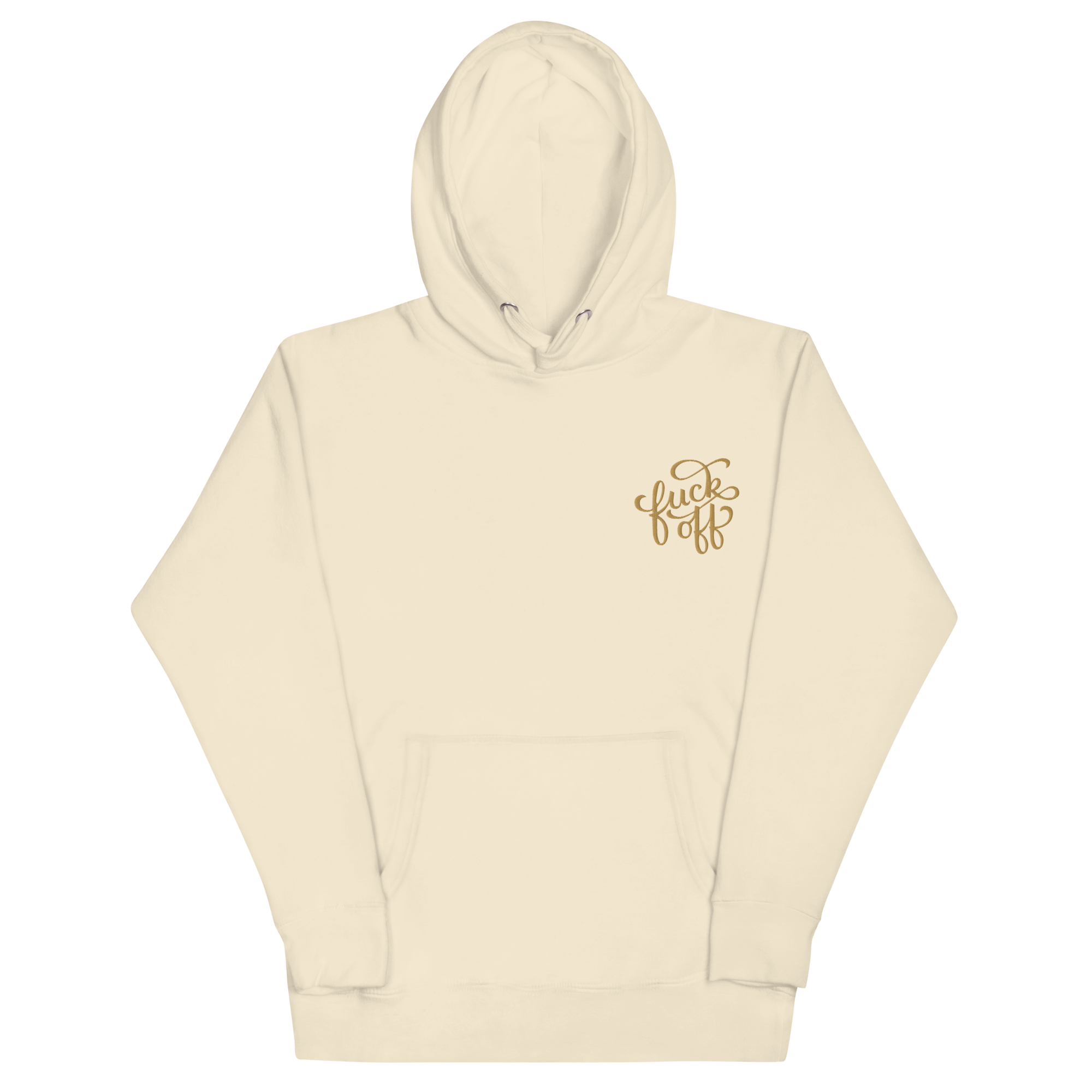 Fuck Off Embroidered Hoodie Goth Cloth Co.