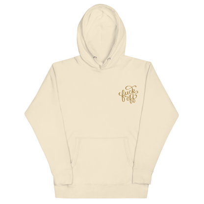 Fuck Off Embroidered Hoodie Goth Cloth Co.