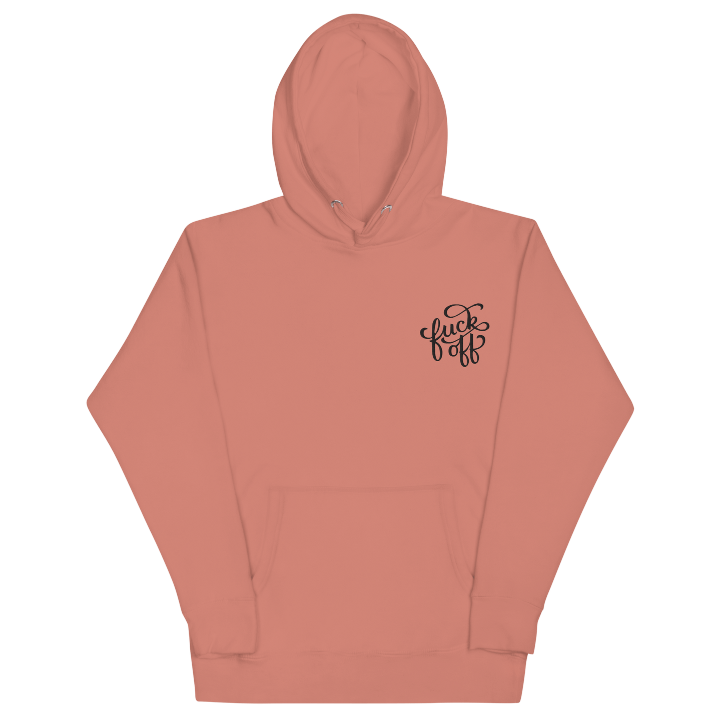 Fuck Off Embroidered Hoodie Goth Cloth Co.