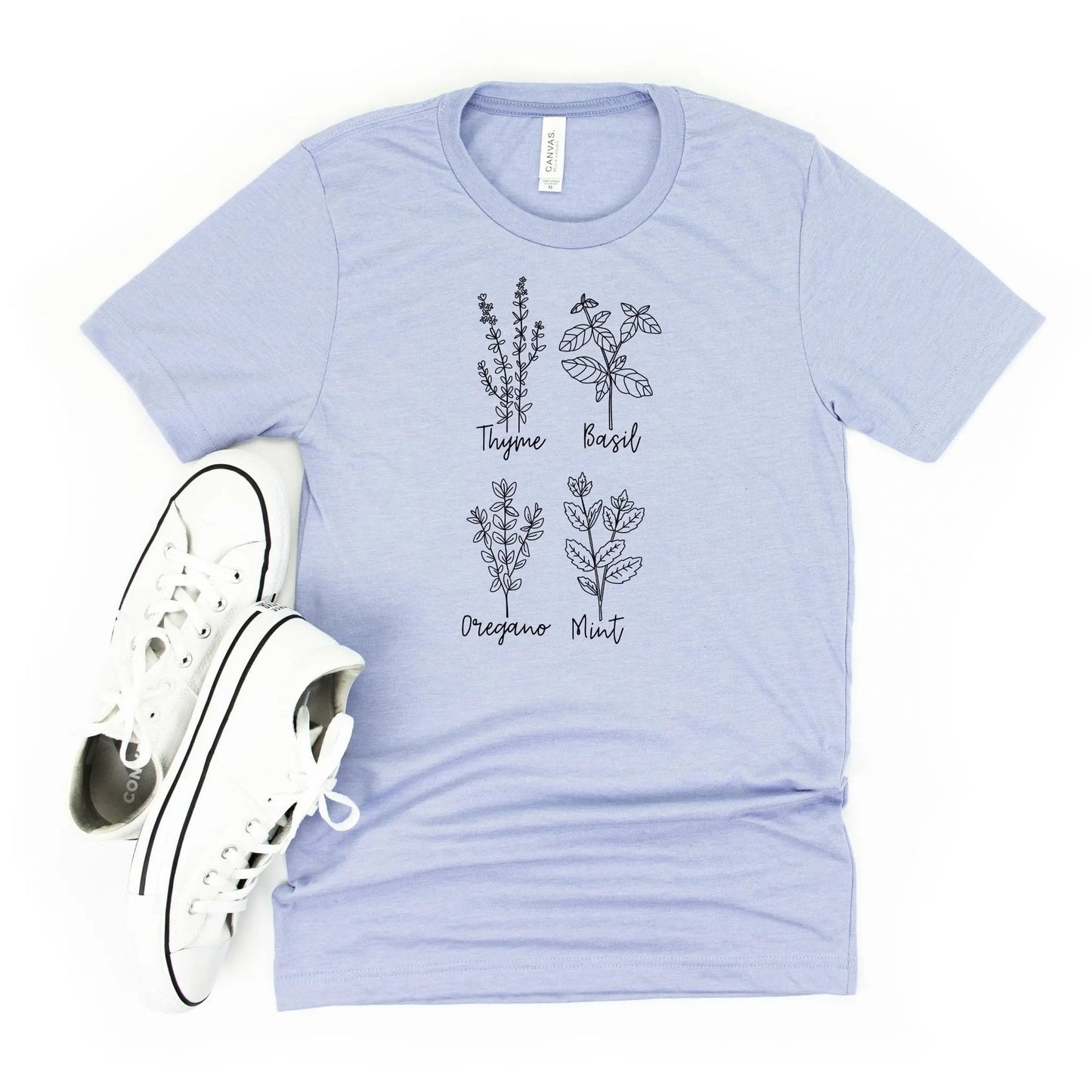 Garden Tee, Herb Tshirt, Gardening Tshirt, Plant Lover Gift, Botanical  Shirt, Gift for Gardner Joyful Moose