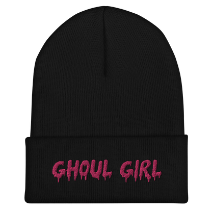 Ghoul Girl Cuffed Beanie Goth Cloth Co.