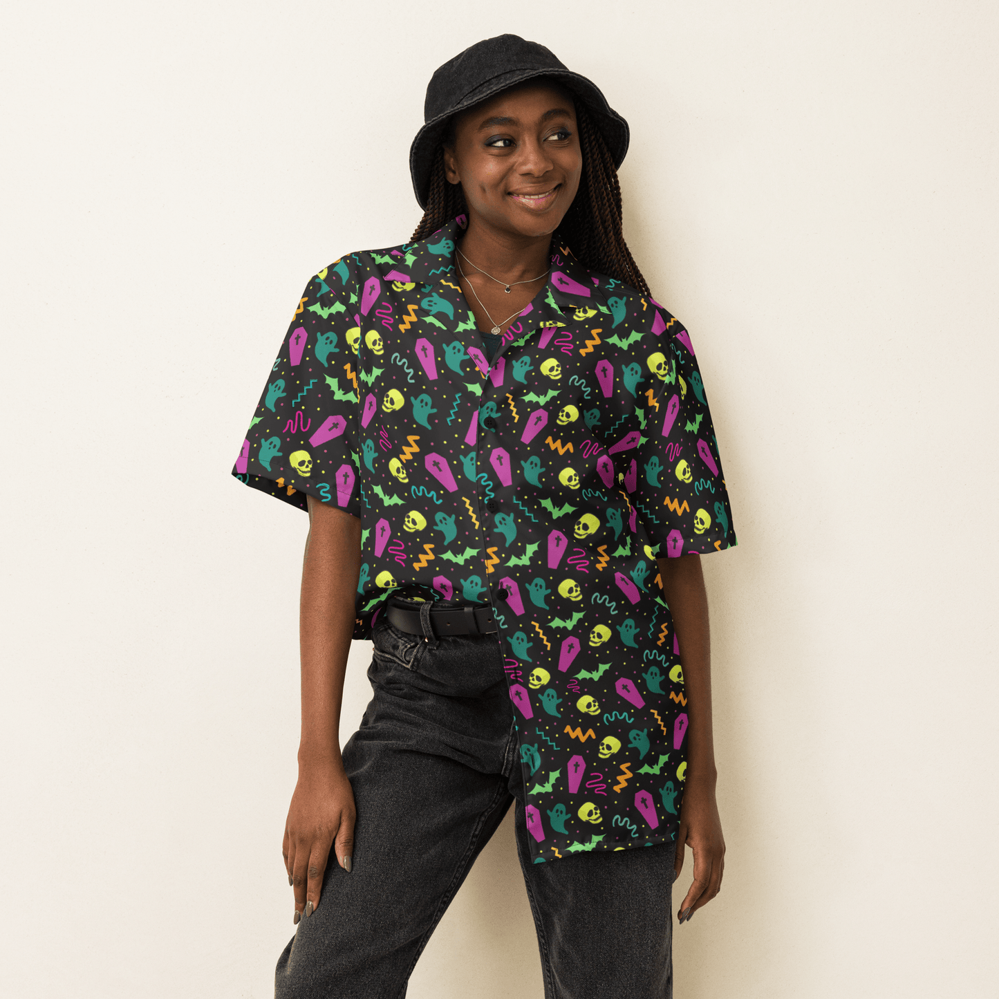 Ghoul Groove Button-Up Shirt Goth Cloth Co.