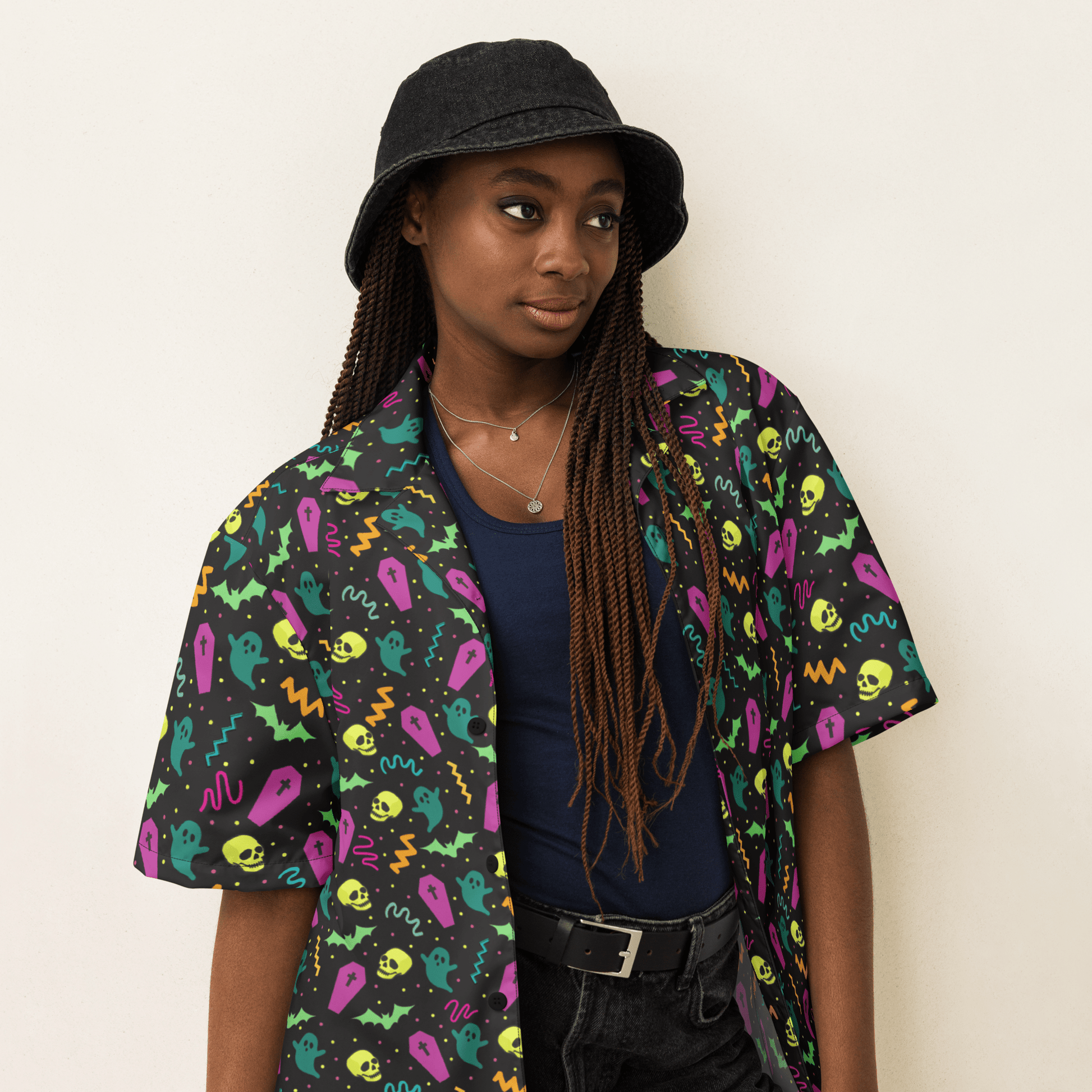 Ghoul Groove Button-Up Shirt Goth Cloth Co.