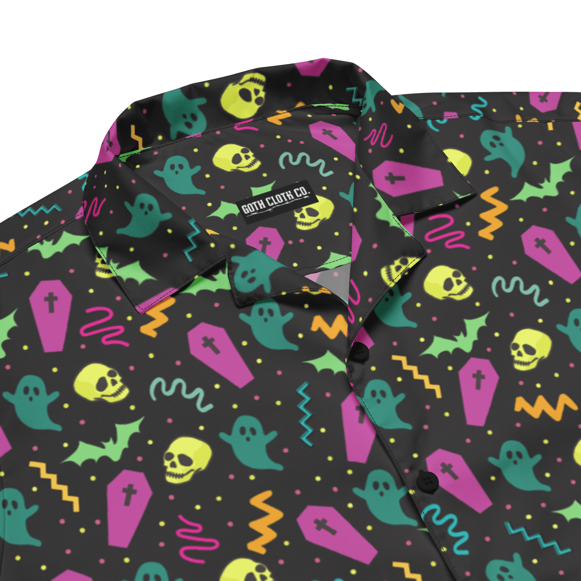 Ghoul Groove Button-Up Shirt Goth Cloth Co.