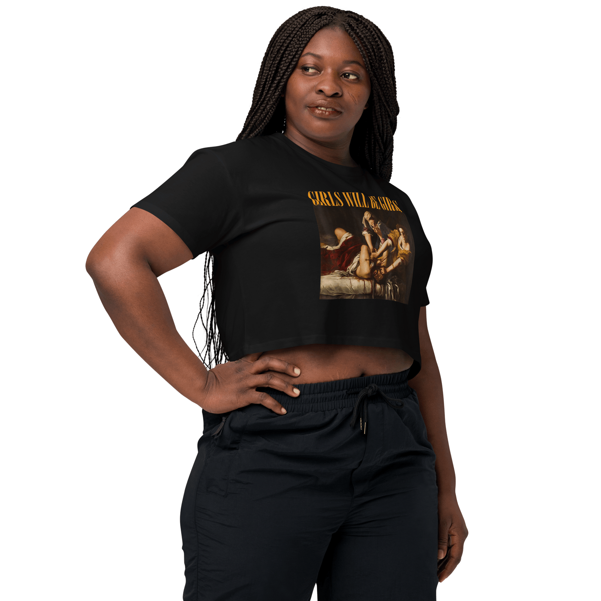 Girls Will Be Girls Judith Crop Top Goth Cloth Co.