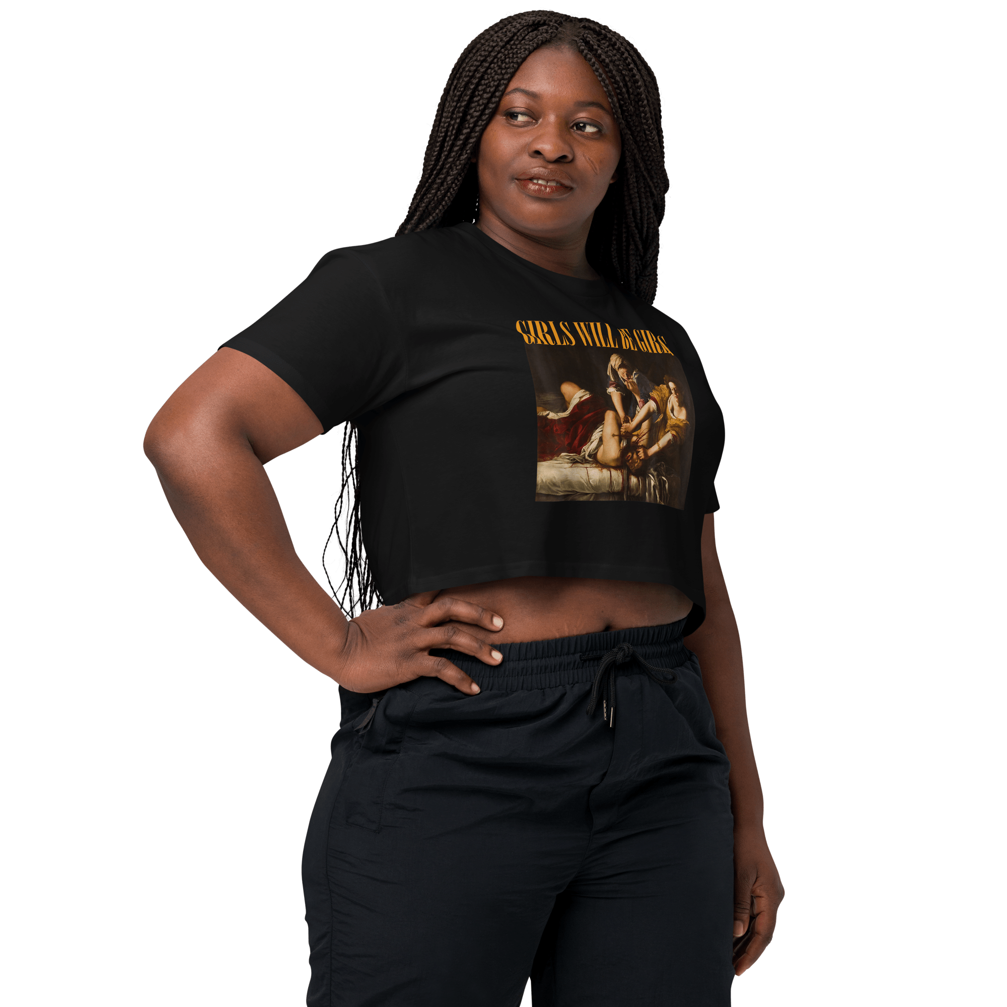 Girls Will Be Girls Judith Crop Top Goth Cloth Co.