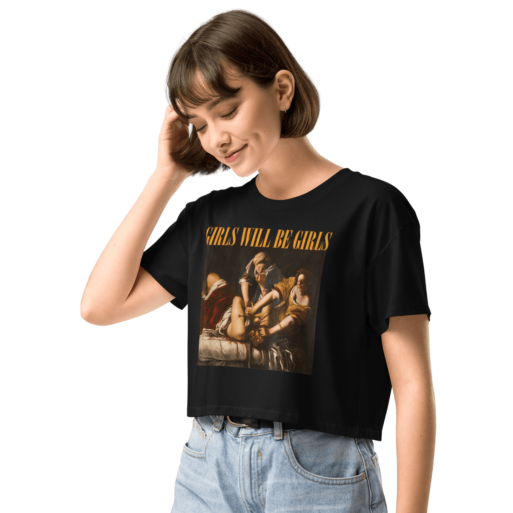 Girls Will Be Girls Judith Crop Top Goth Cloth Co.