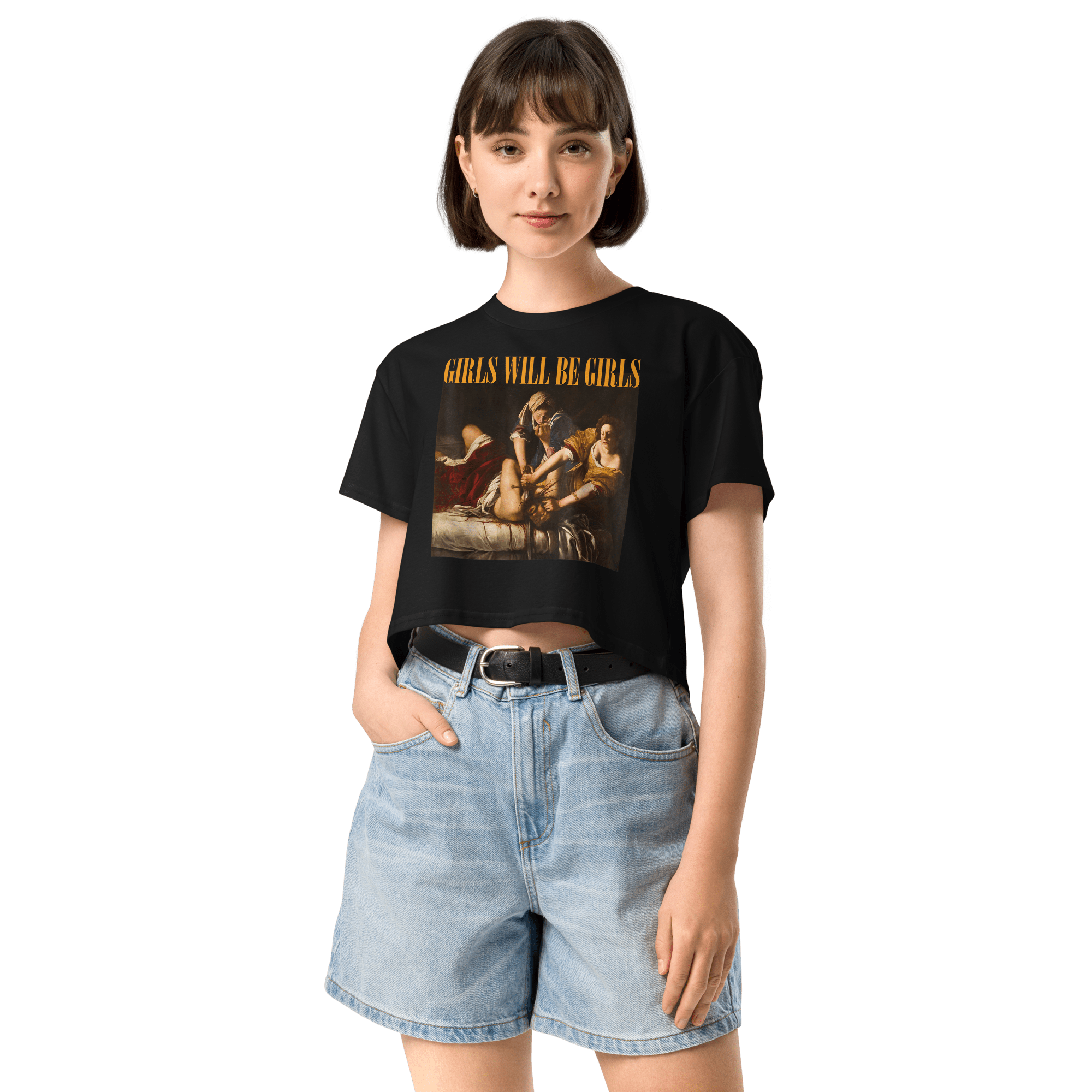 Girls Will Be Girls Judith Crop Top Goth Cloth Co.
