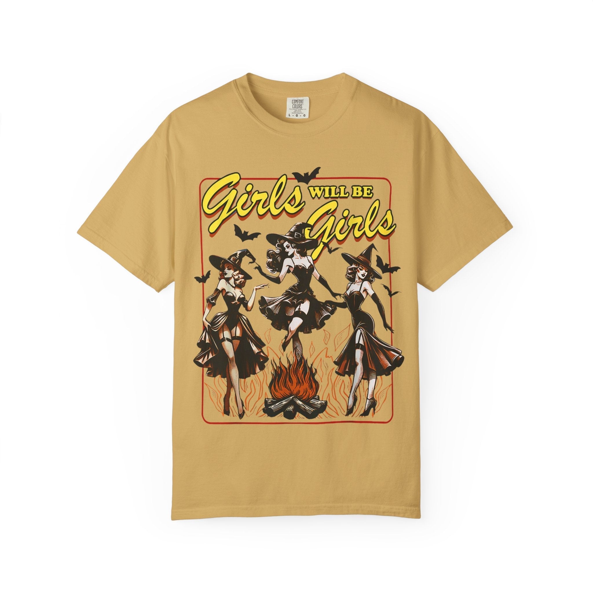 Girls Will Be Witches Comfy Tee Goth Cloth Co.