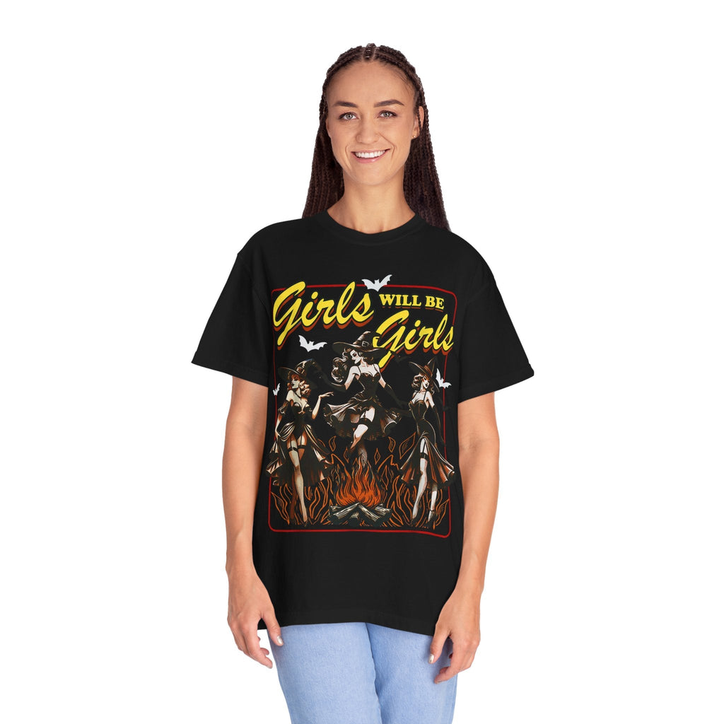 Girls Will Be Witches Comfy Tee Goth Cloth Co.