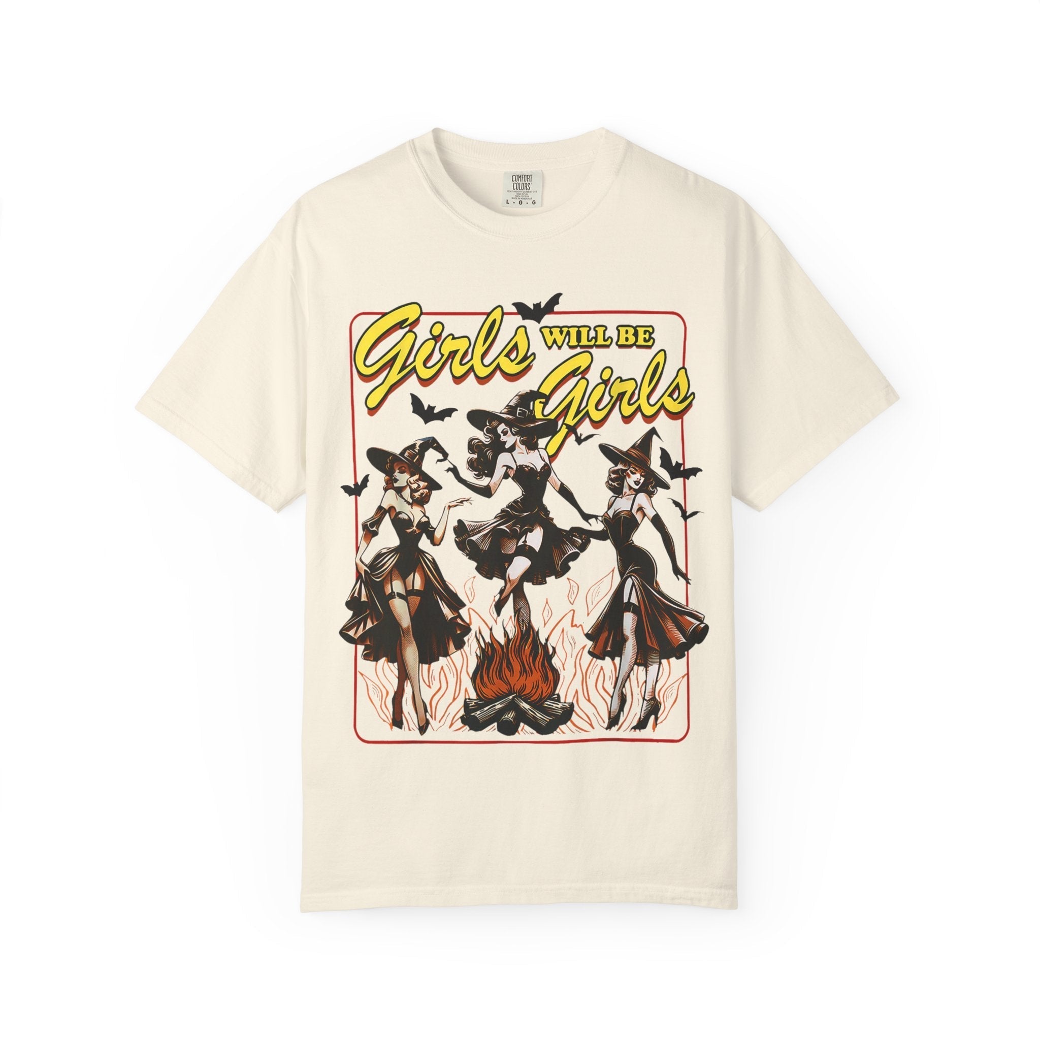 Girls Will Be Witches Comfy Tee Goth Cloth Co.