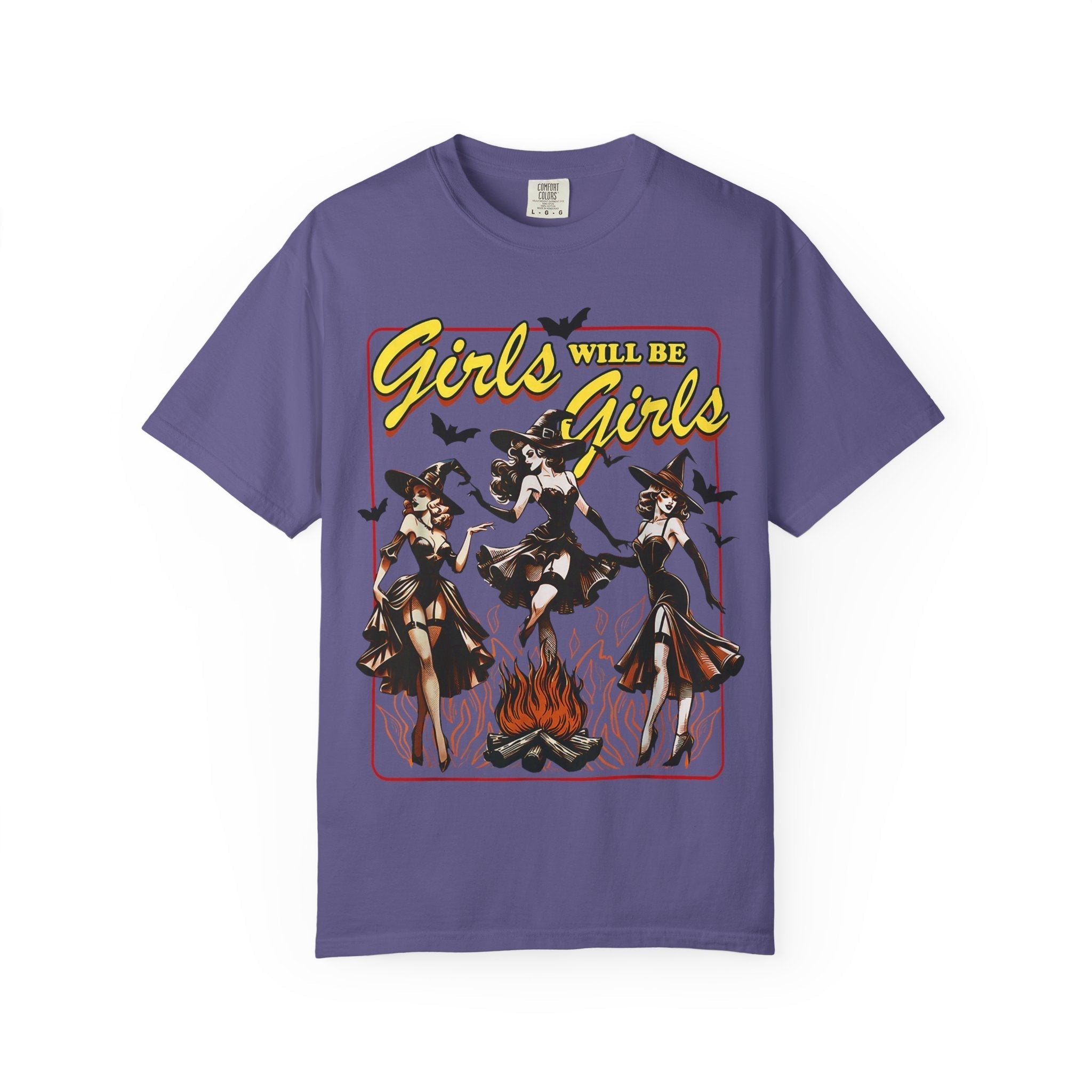 Girls Will Be Witches Comfy Tee Goth Cloth Co.