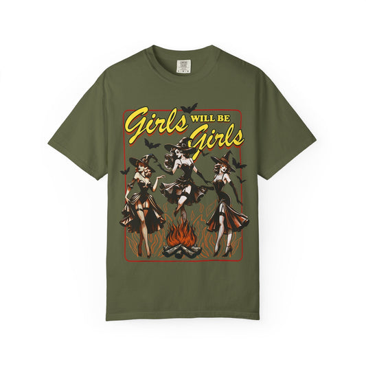 Girls Will Be Witches Comfy Tee Goth Cloth Co.