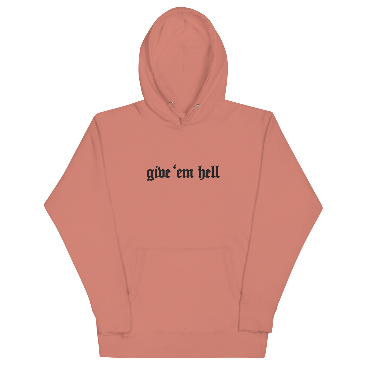 Give 'Em Hell Unisex Hoodie Goth Cloth Co.