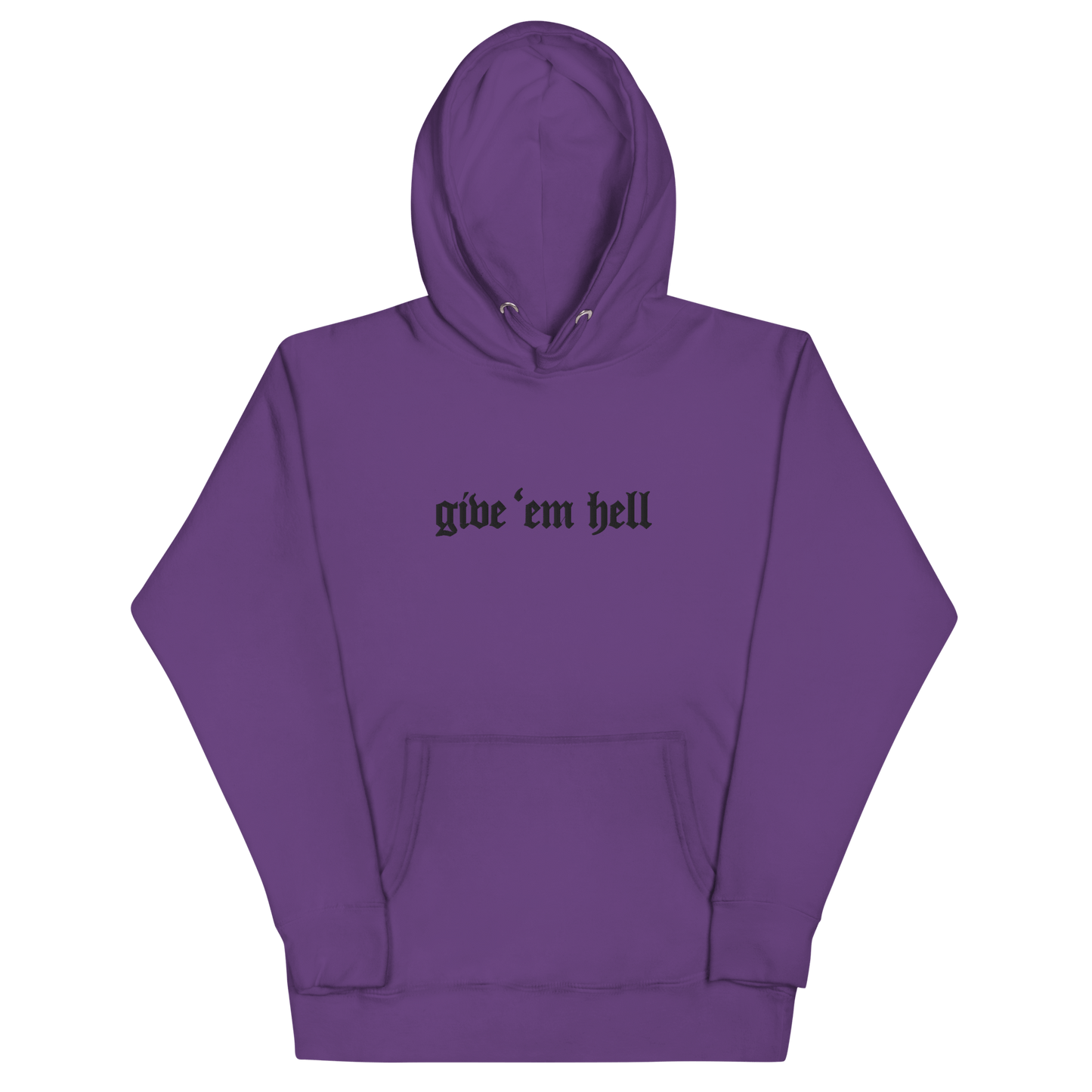 Give 'Em Hell Unisex Hoodie Goth Cloth Co.