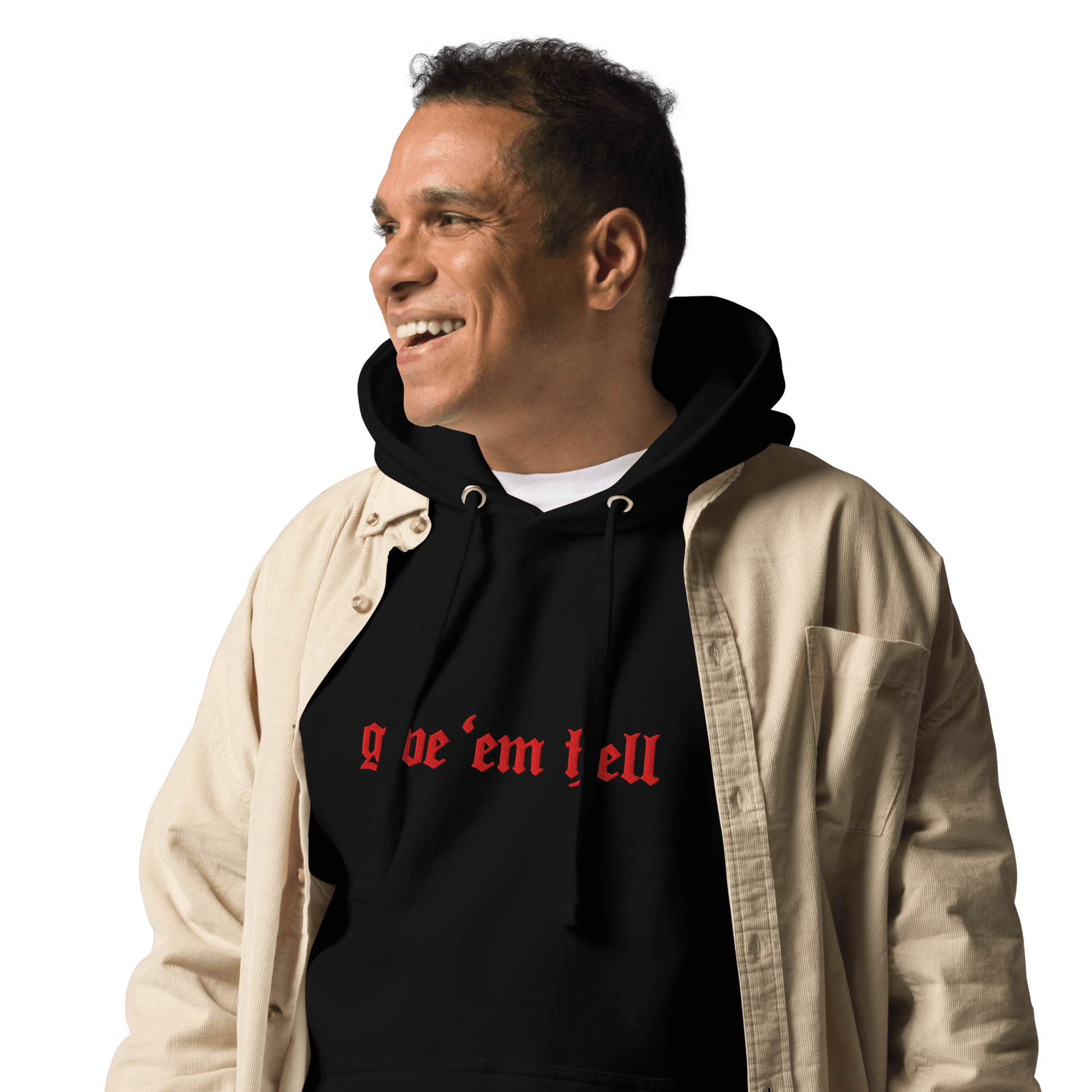 Give 'Em Hell Unisex Hoodie Goth Cloth Co.